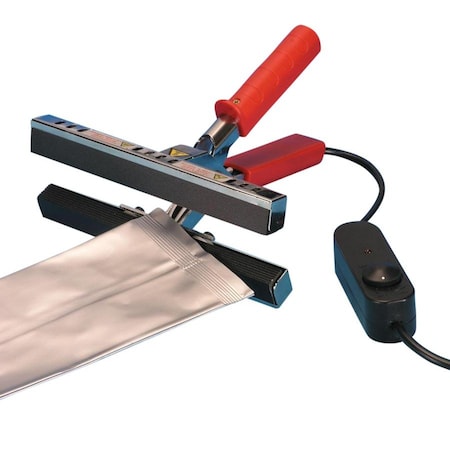 Sealer Sales KF-Series 12" Portable Direct Heat Sealer w/ PTFE Coated Bars w/ 15mm Seal Width KF-300CS